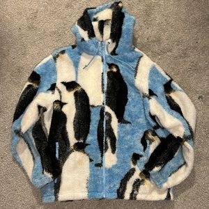 Supreme Penguins Hooded Fleece Jacket